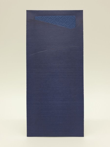 Sacchetto Zelltuch, 190 x 85 mm, dunkelblau/dunkelblau / bleu foncé/bleu foncé