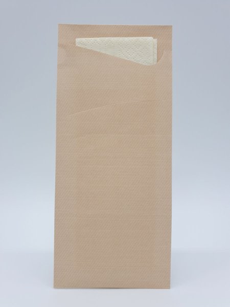 Sacchetto Zelltuch, 190 x 85 mm, nature/cream