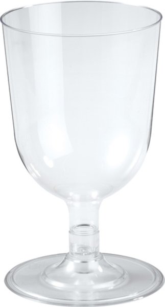 Weinglas, Plastik, transparent, 15 cl