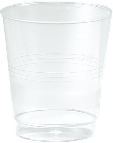Schnapsglas, Plastik, transparent, 3 cl