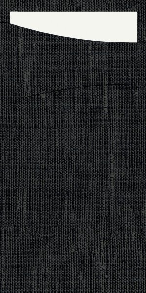 Sacchetto Dunisoft, 230 x 115 mm, schwarz/weiss / noir/blanc