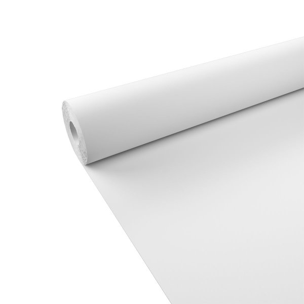 Papier-Tischdeckenrollen, 1,18 m x 100 m, weiss / blanc