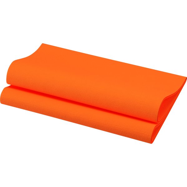 Papierservietten, Orange, 40 x 40 cm