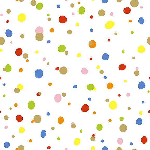 Papierservietten, bunt, 24 x 24 cm, Birthday Confetti 1 x 20 Stk. (20 Stk.)