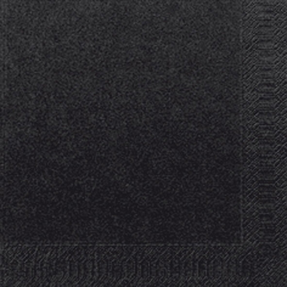 Papierservietten, Schwarz, 33 x 33 cm 1 x 20 Stk. (20 Stk.)