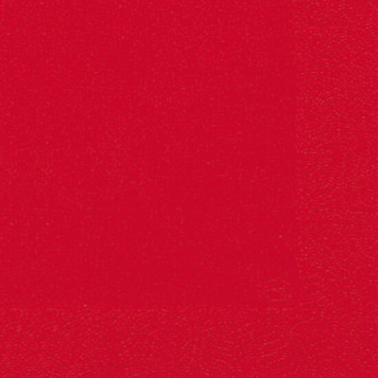 Papierservietten, Rot, 33 x 33 cm 1 x 50 Stk. (50 Stk.)
