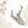 Papierservietten Bio Dunisoft, Weiss, Braun, 40 x 40 cm, Wood & Deer, 1 x 60 Stk. (60 Stk.)