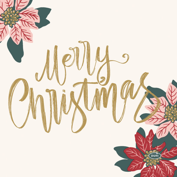 Papierservietten, Beige, Rot, 33 x 33 cm, Merry Xmas Berries 1 x 20 Stk. (20 Stk.)