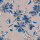 Papierservietten, Braun, Blau, 24 x 24 cm, Blue Spring 1 x 25 Stk. (25 Stk.)