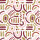 Papierservietten, Gold, Bordeaux, 33 x 33 cm, Golden Impuls 1 x 20 Stk. (20 Stk.)