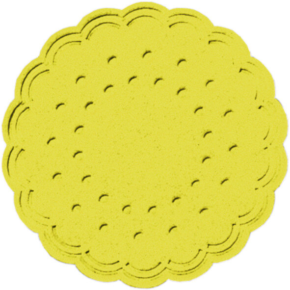 Papieruntersetzer 9-lagig Ø 7,5 cm, Tissue Uni «kiwi» 1 x 25 Stk. (25 Stk.)