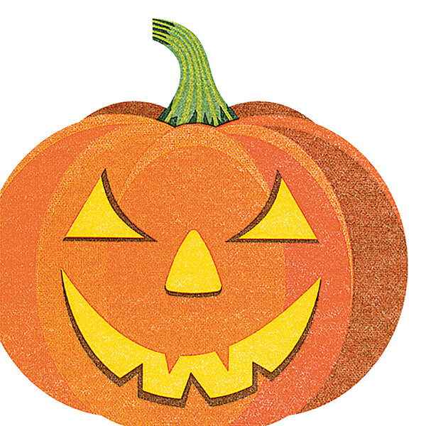 Papierservietten, Orange, 33 x 33 cm, Halloween Pumpkin 1 x 12 Stk. (12 Stk.)