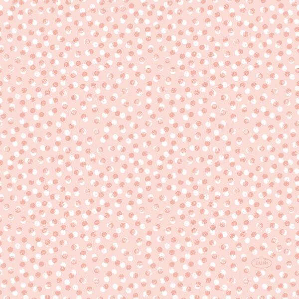 Papierservietten, Rosa, 24 x 24 cm, Playful Dots Mellow Rose 1 x 20 Stk. (20 Stk.)