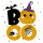Papierservietten, Weiss, Schwarz, 33 x 33 cm, Boo 1 x 20 Stk. (20 Stk.)