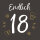 Zelltuch-Servietten, Weiss, Schwarz, 33 x 33 cm, 18th Happy Birthday 1 x 20 Stk. (20 Stk.)