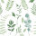 Papierservietten, Grün, 24 x 24 cm, Greenery 1 x 20 Stk. (20 Stk.)