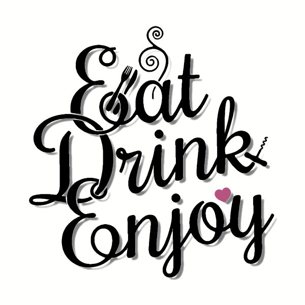 Zelltuch-Servietten, Weiss, Schwarz, 33 x 33 cm, Eat and Drink 1 x 20 Stk. (20 Stk.)