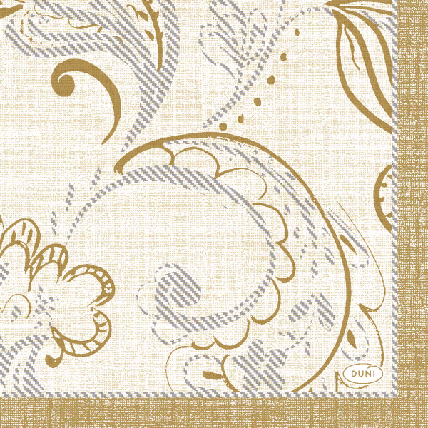 Papierservietten, Crème, 24 x 24 cm, Golden Grace Cream 1 x 20 Stk. (20 Stk.)