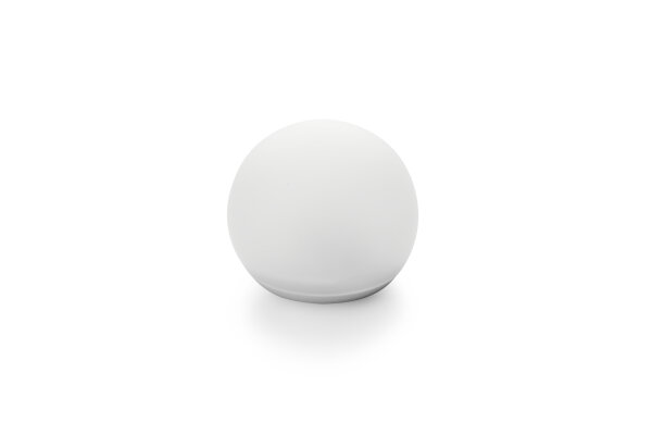 LED-Kerzenhalter Globe, Glas, Weiss, 8,4 x 10 cm 4 x 1 Stk. (4 Stk.)