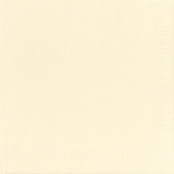 Papierservietten, Crème, 40 x 40 cm 12 x 20 Stk. (240 Stk.)