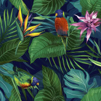 Zelltuch-Servietten, bunt, 33 x 33 cm, Jungle Paraiso 12...
