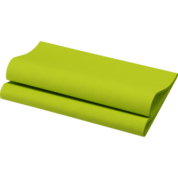 Papierservietten Bio Dunisoft, kiwi grün, 40 x 40 cm 6 x 60 (360 Stk.)
