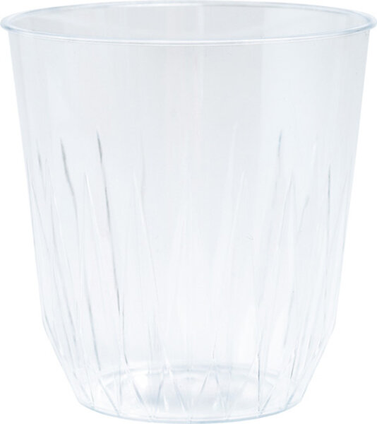 Plastikbecher, transparent, 25 cl, Diamonds 15 x 15 Stk. (225 Stk.)