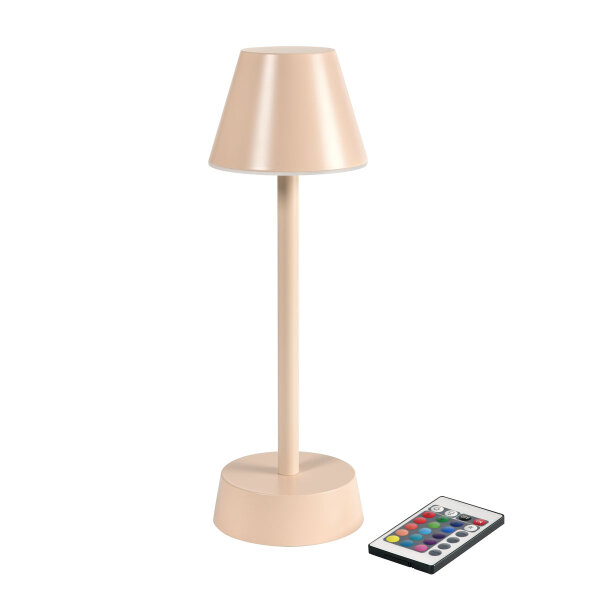 Tischlampe ZELDA Kabellos Soft Pink 1 x 1 Stk.