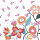 Papierservietten, bunt, 40 x 40 cm, Vibrant Bloom 1 x 12 Stk. (12 Stk.)