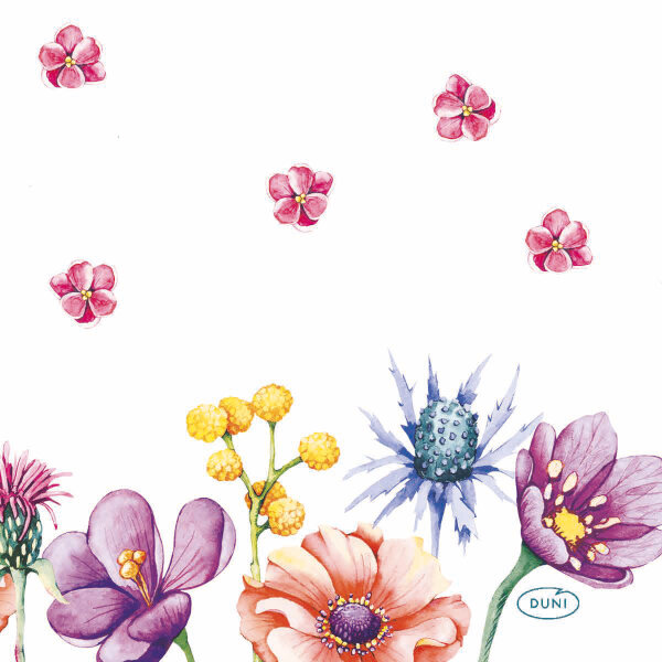 Papierservietten, bunt, 24 x 24 cm, Breezy Butterflies 1 x 20 Stk. (20 Stk.)