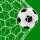 Papierservietten, Grün, 33 x 33 cm, Football Goal 1 x 20 Stk. (20 Stk.)