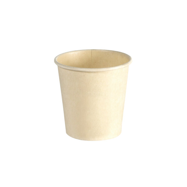 Bio Bagasse Becher, crème, 6 cl 1 x 20 Stk. (20 Stk.)