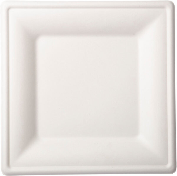 Bio Teller, Bagasse, 26 x 26 cm 1 x 10 Stk. (10 Stk.)
