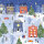 Papierservietten, Blau, Weiss, 24 x 24 cm, Winter Wonders 12 x 20 Stk. (240 Stk.)
