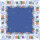 Mitteldecke Papier, Weiss, Blau, 84 x 84 cm, Winter Wonders 10 x 1 Stk. (10 Stk.)