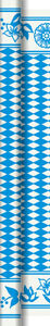 Tischtuchrolle, Blau, Weiss, 1.18 x 10 m 1 x 1 Stk. (1 Stk.)