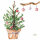 Papierservietten, Beige, Grün, 24 x 24 cm, Tree and Baubles 1 x 20 Stk. (20 Stk.)