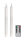 LED Kronenkerzen, Weiss, 2 Stk. 1 x 2 Stk. (2 Stk.)