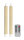 LED Kronenkerzen, Beige, 2 Stk. 1 x 2 Stk. (2 Stk.)