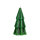 Dekorative Kerze Noel Tree, Dunkelgrün, 145 x ø 74 mm, ca. 14 Std. 1 Stk.