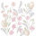 Papierservietten, Weiss, Rosa, 33 x 33 cm, Soft Easter 1 x 20 Stk. (20 Stk.)