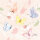 Papierservietten, Rosa, bunt, 24 x 24 cm, Sweet Peach 1 x 20 Stk. (20 Stk.)