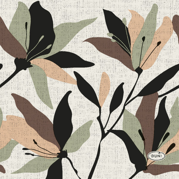 Papierservietten, bunt, 24 x 24 cm, Nomad Flowers 1 x 20 Stk. (20 Stk.)