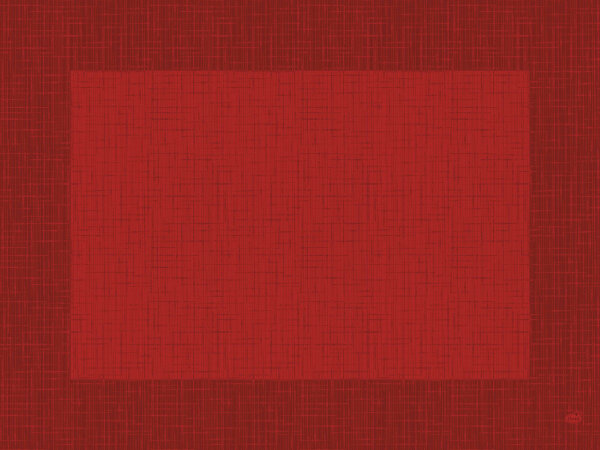 Tischset, Dunicel, Rot, 30 x 40 cm, Linnea 1 x 10 Stk. (10 Stk.)