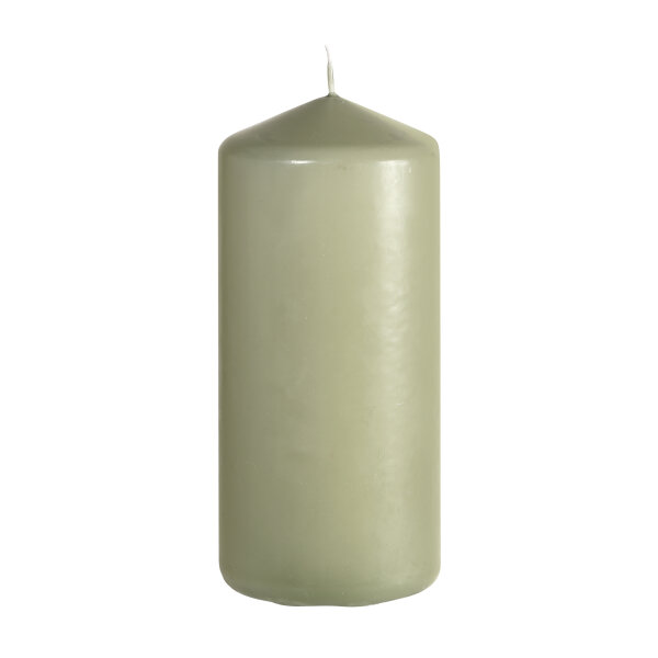 Stumpenkerze, Pistachio Green, 15 x ø 7cm, ca. 62 Std. 1 x 1 Stk. (1 Stk.)