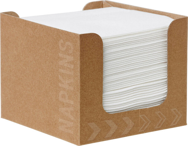 Serviettenspender, Weisse Servietten, 50 Stk. 1 x 50 Stk. ( 50 Stk.)