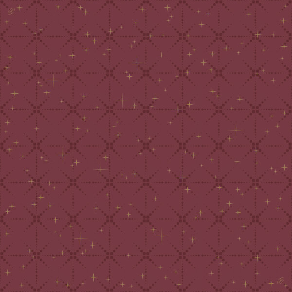 Papierservietten, Bordeaux, 40 x 40 cm, Gilded Bauble 1 x 12 Stk. (12 Stk.)