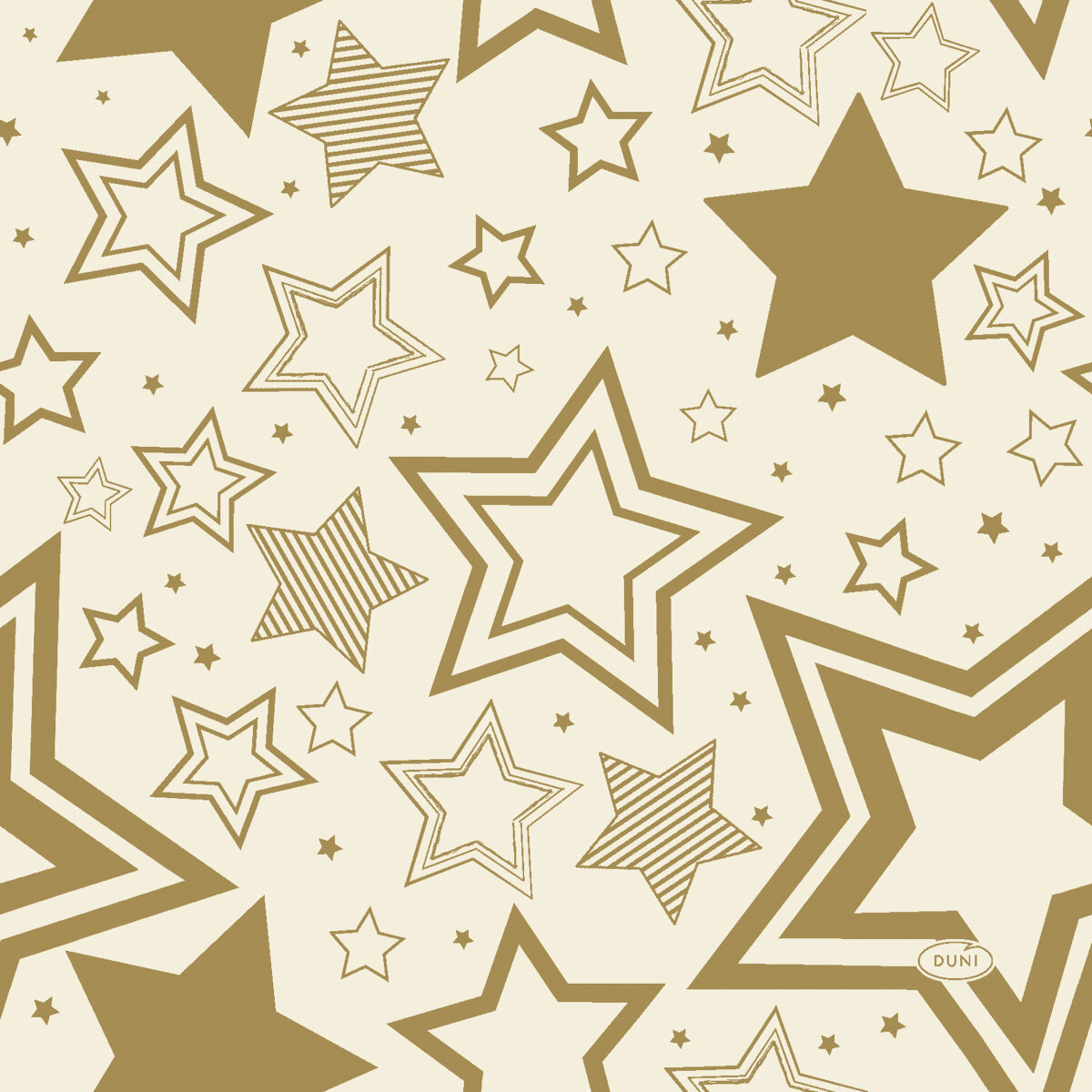 Duni Servietten Shining Star – Weiße Tischservietten 33x33 Cm, 20 Stück – Perfekt Für Feiern & Essen