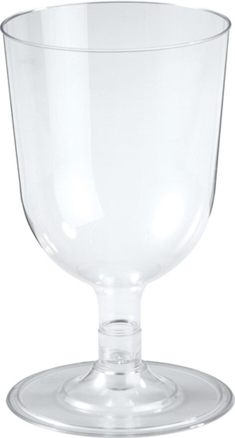 Weinglas, Plastik, transparent, 15 cl - direkt kaufen