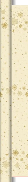 Dunice Tischdeckenrollen, Crème, Gold, 1,18 m x 25 m, Stargazing Cream 1 x 1 Stk. (1 Stk.)